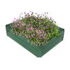 4-ft x 3-ft x 11-inch Raised Garden Bed Planter Box in Green Steel Metal