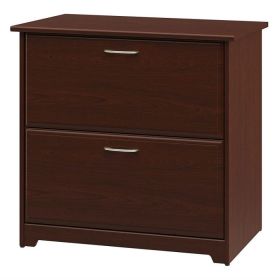 2-Drawer Lateral File Cabinet in Cherry Wood Finish