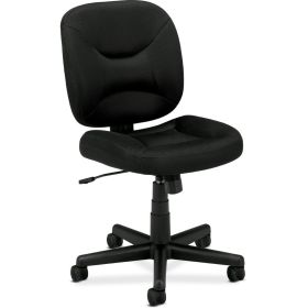 Black Task Chair Office Chair with Padded Seat