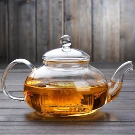 33.8 oz/ 1 Liter Borosilicate Glass Teapot with Removable Filter Infuser