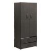 Durable Steel Frame Wardrobe with Canvas Sides