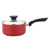 10-Piece Nonstick Ceramic Coating Cookware Set in Red