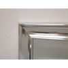 Bathroom Mirror with Silver Frame - Hangs Vertically or Horizontally