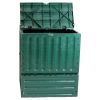 Outdoor Composting 110-Gallon Composter Recycle Plastic Compost Bin - Green