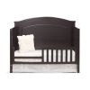 SF Home Solid Wood Toddler Bed Rail in Espresso Finish - Crib Sold Separately