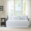 6-Piece Farmhouse Country Cottage Quilted White Reversible Daybed Cover Set