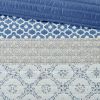 King 8-Piece Polyester Microfiber Reversible Quilt Set with Cotton Sheets