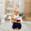 Pink Toddler Potty Splash Proof Training Toilet