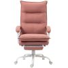 Double Padded Executive Massage Heated Office Chair Salmon