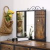 Farmhouse Vanity Table Set Writing Desk Jewelry Station Folding Mirror