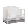 SF Home Solid Wood Toddler Bed Rail in White Finish - Crib Sold Separately