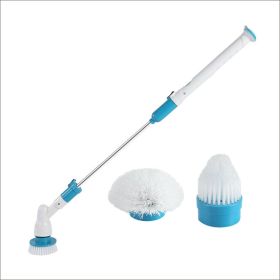 Electric Spin Scrubber, Cordless Bath Tub Power Scrubber With Long Handle & 7 Replaceable Heads, Detachable As Short Handle, Shower Cleaning Brush Hou